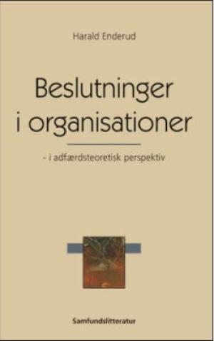Bogcover til Beslutninger i organisationer