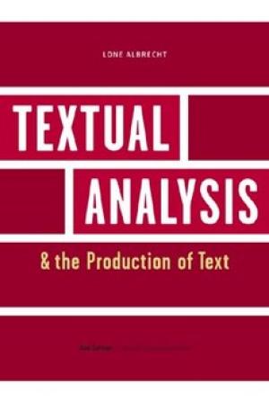 Bogcover til Textual analysis & the production of text