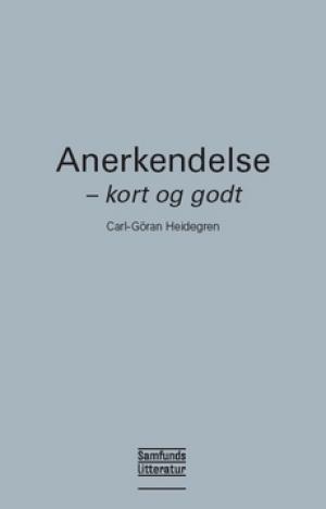 Bogcover til Anerkendelse