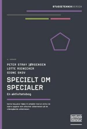 Bogcover til Specielt om specialer