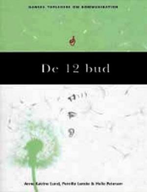 Bogcover til De 12 bud