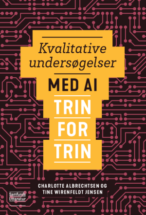 Bogcover til Kvalitative undersøgelser med AI