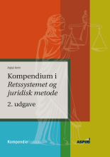 Bogcover til Kompendium i Retssystemet og juridisk metode