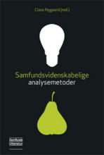 Bogcover til Samfundsvidenskabelige analysemetoder