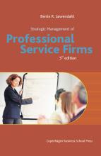 Bogcover til Strategic Management of Professional Service Firms