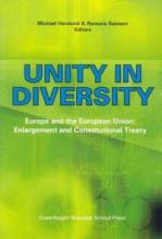 Bogcover til Unity in diversity