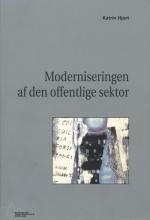 Bogcover til Moderniseringen af den offentlige sektor