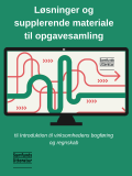 Bogcover til Løsninger og supplerende materiale til opgavesamling