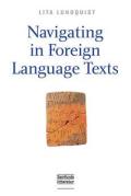 Bogcover til Navigating in foreign language texts