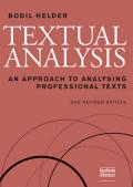 Bogcover til Textual Analysis: An Approach to Analysing Professional Texts