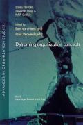 Bogcover til Deframing organization concepts