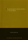 Bogcover til Samfundsvidenskaber i kontekst